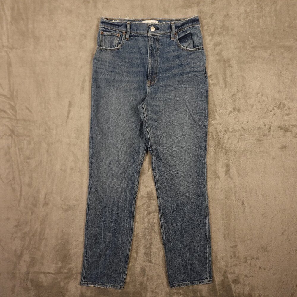 Abercrombie & Fitch ‘90s Straight Ultra High Rise Jeans Women’s 29 Long Blue